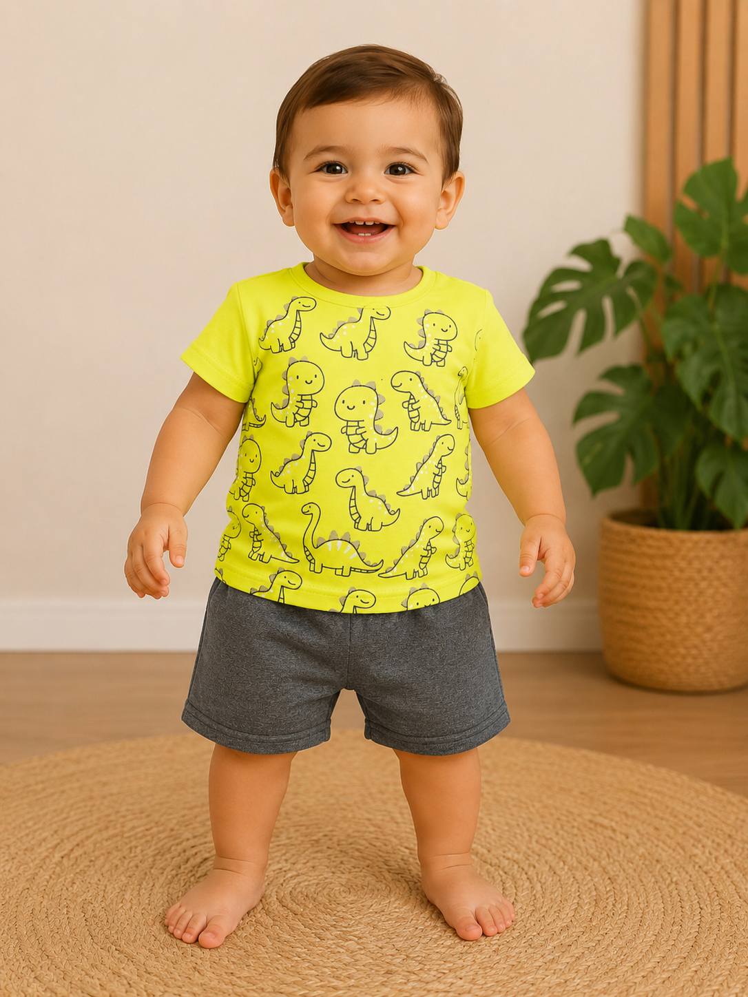 Conjunto Infantil Masculino Le Cav Dinossauros