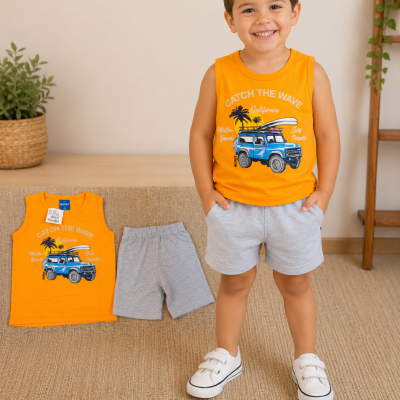Conjunto Infantil Rei Rex Regata Catch