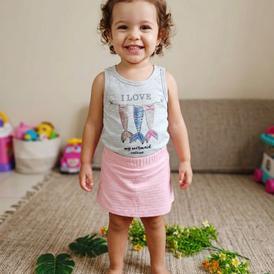 Conjunto Infantil Feminino Brandili Sereia