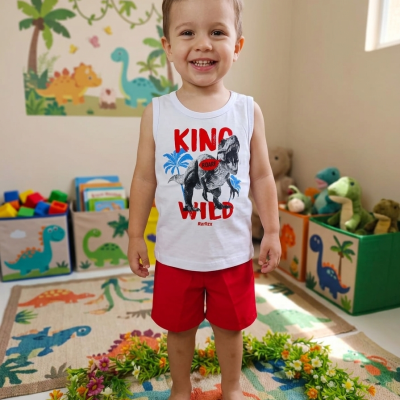 Conjunto Infantil Masculino Rei Rex King Wil